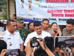Kapolres Toba Dampingin Gubernur Sumut Bobby Nasution Di Habinsaran