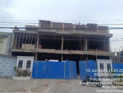 Bangunan Cemara Village No.99 AA Di Jl. Cemara Kelurahan Pulo Brayan Darat II Kecamatan Medan Timur Diduga Tidak Memiliki Izin PBG